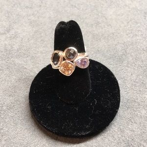 NWT Silpada Sterling Silver Wine Flight Ring R2206